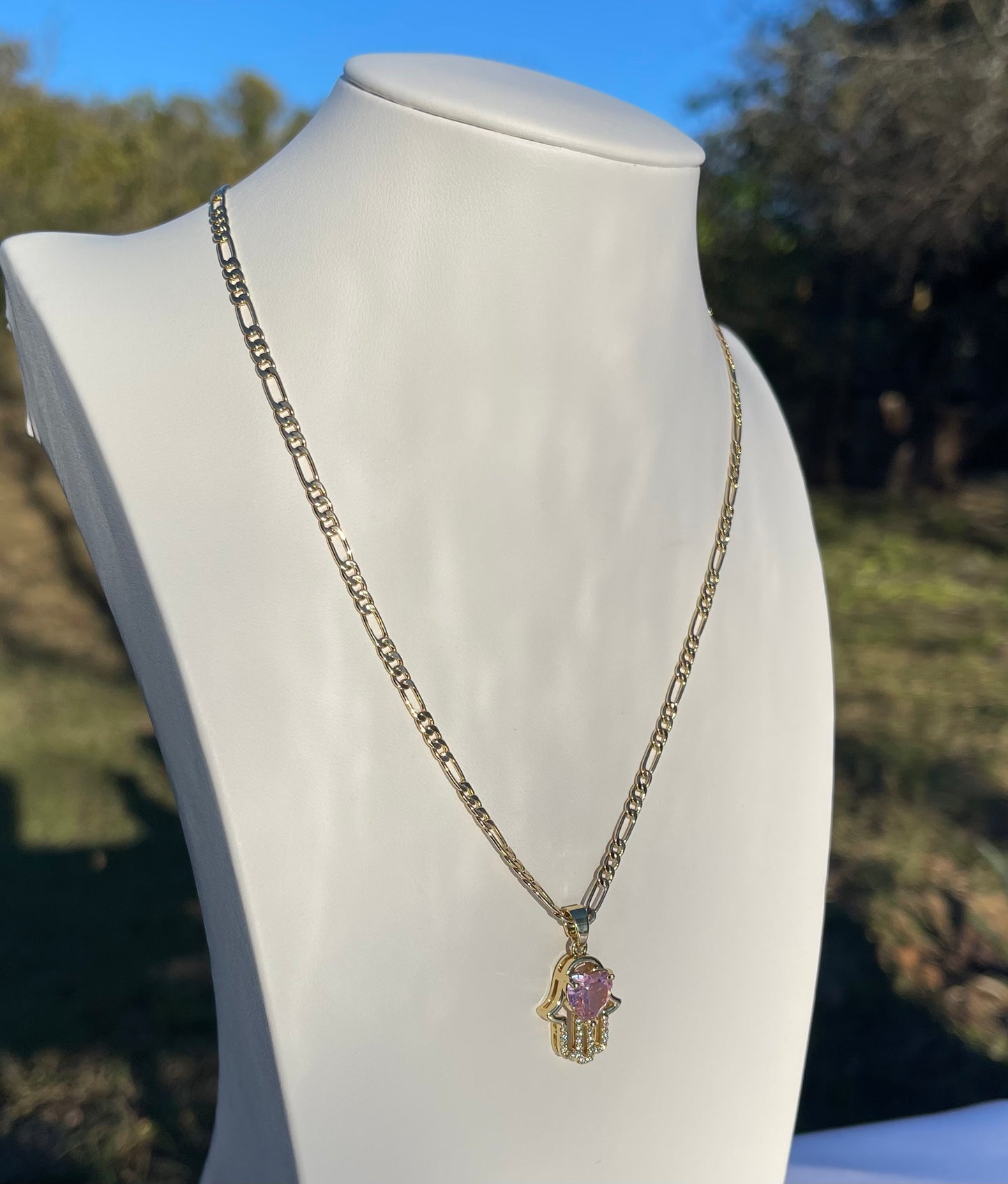 P35 - Hamsa Hand Necklace