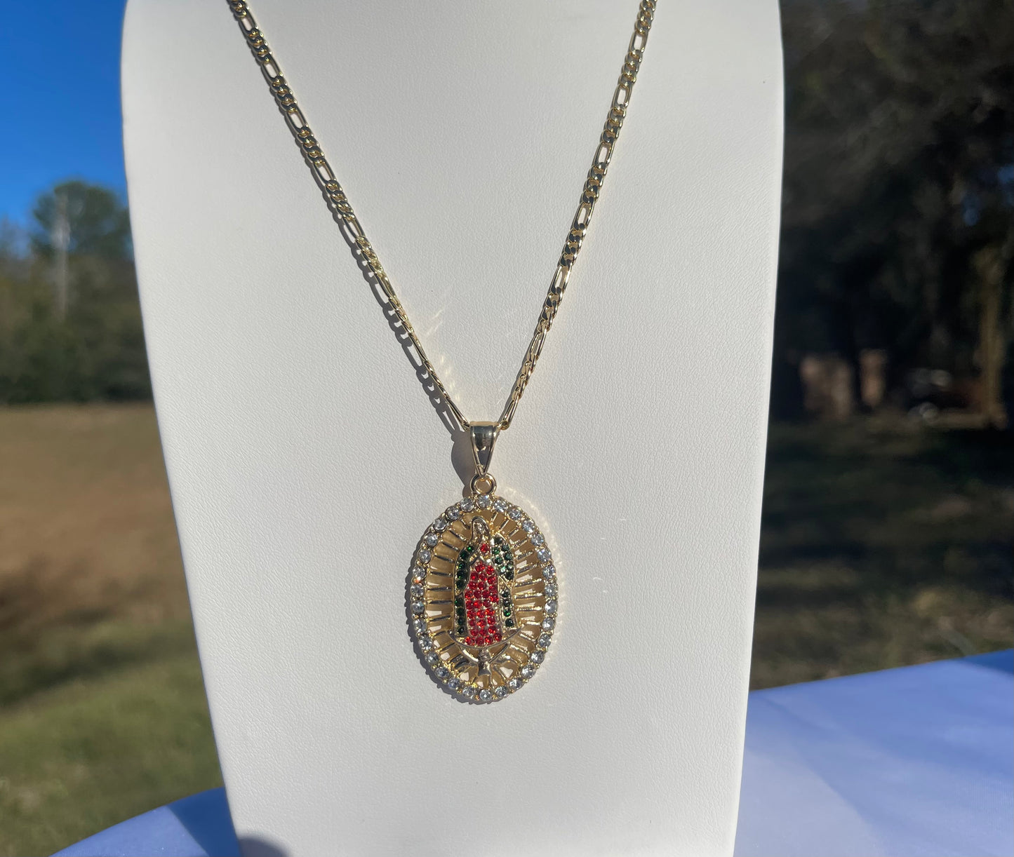 P84 - Diamond Guadalupe Necklace