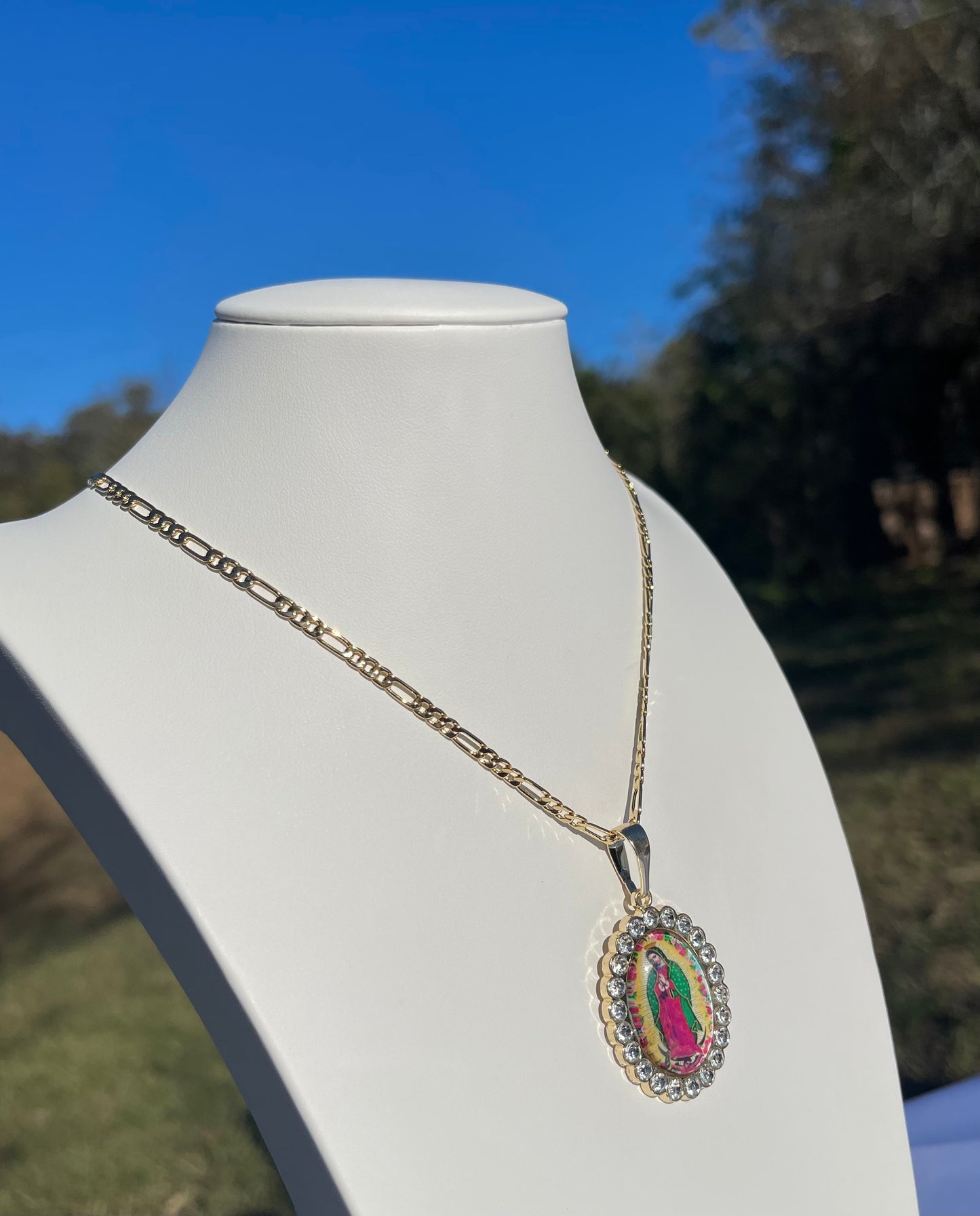 P19 - Guadalupe Image Necklace