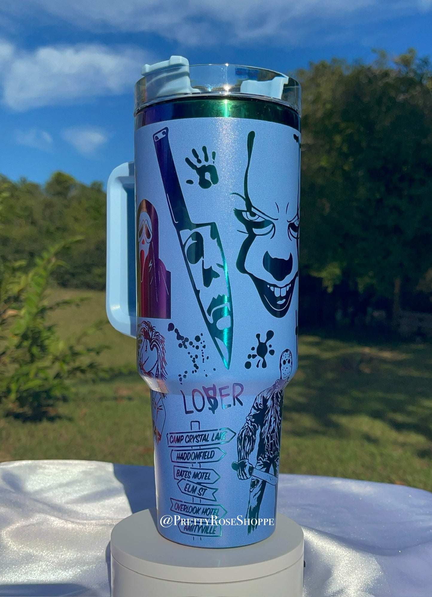 Engraved Halloween 40oz