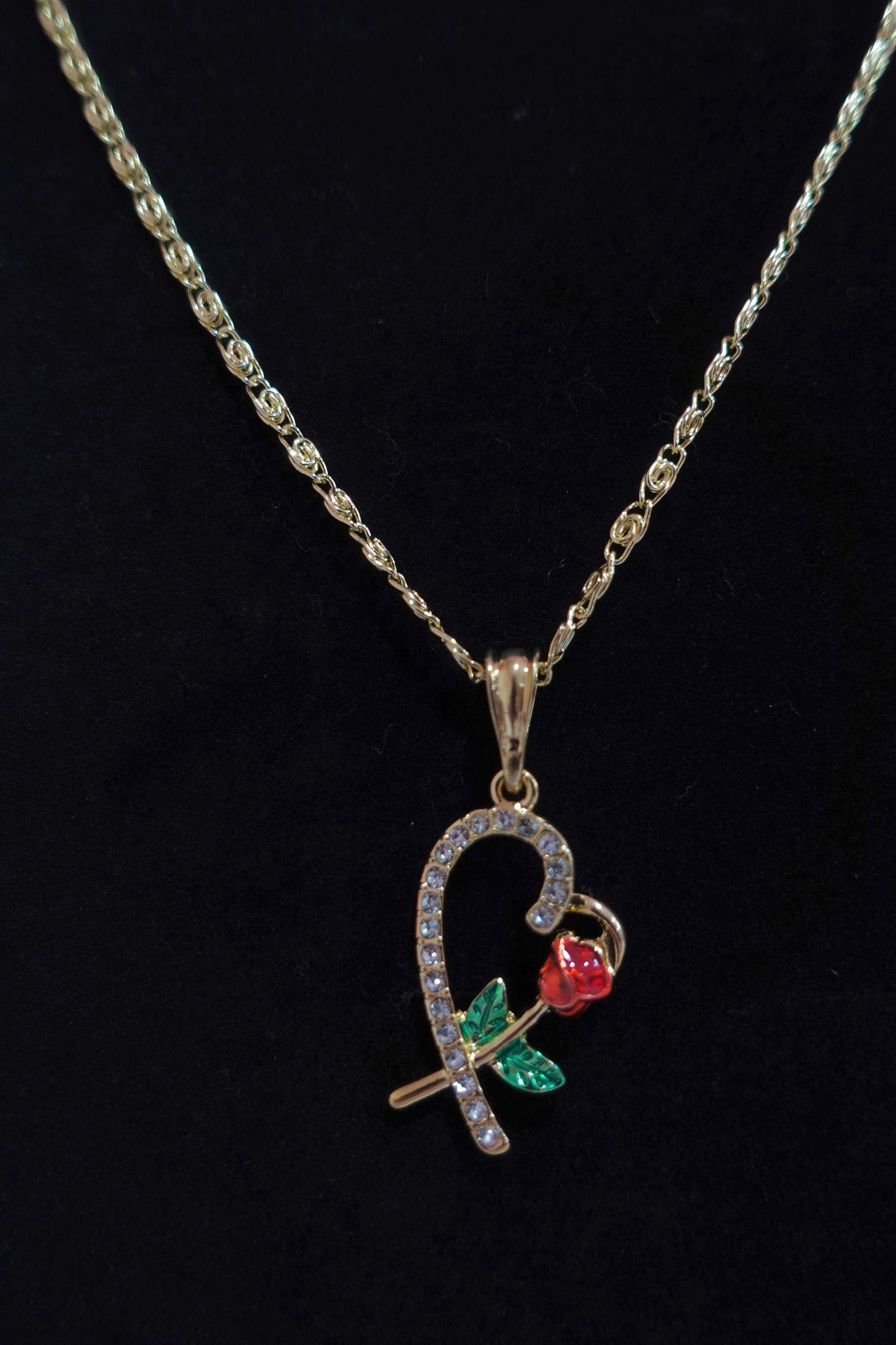 Roses & Hearts Necklace