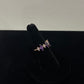 Purple Diamond Adjustable Ring