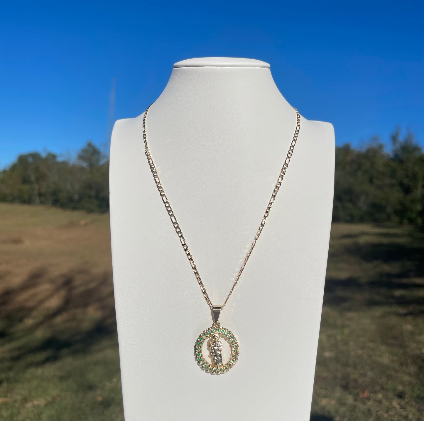 P91 - San Judas Circle Necklace