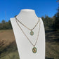 P81 - Green Diamond Guadalupe Necklace