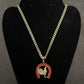 P102 - Gallo Necklace with Red Rhinestones