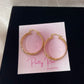 Gold Plated Hoops (H-17)