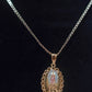 P76 - Virgencita Quince Anos Necklace