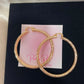 Gold Plated Hoops (H-34)