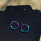 Iridescent Stainless Steel Hoops