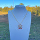 P52 - Tri Color Butterfly Necklace
