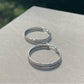 Silver Stainless Steel Hoops