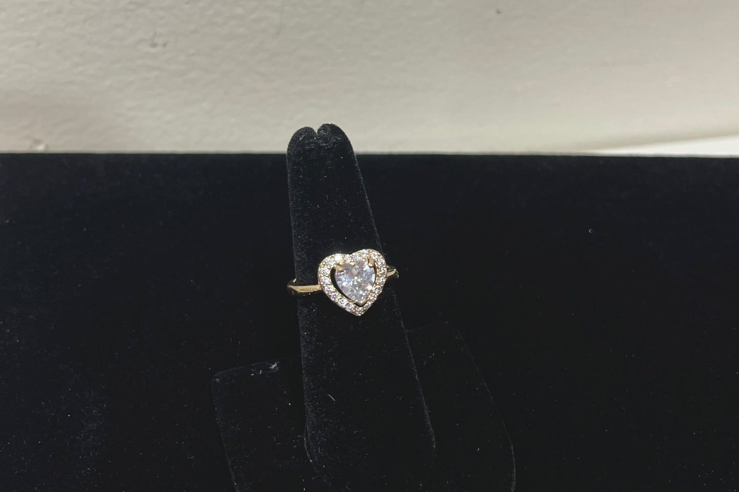 Heart Diamond Adjustable Rings