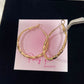 Gold Plated Hoops (H-24)