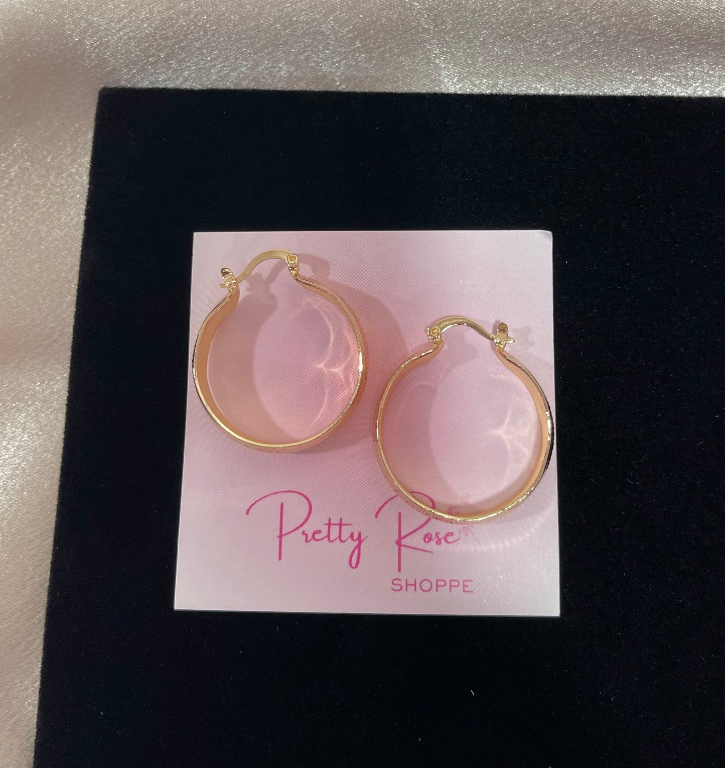 Gold Plated Hoops (H-21)