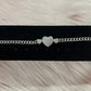 Silver Diamond Heart Bracelet