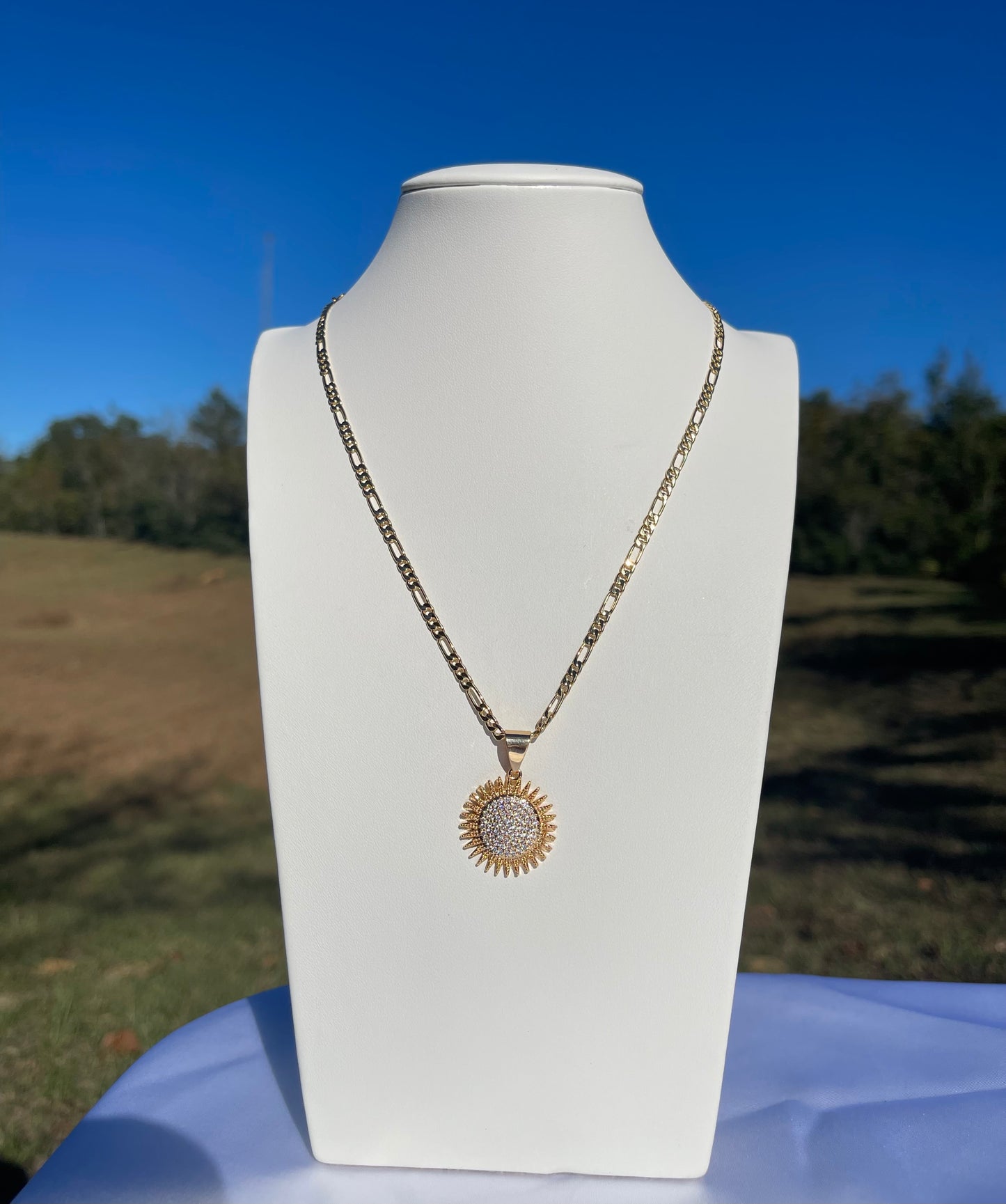 P6 - Diamond Sun Necklace