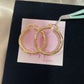 Gold Plated Hoops (H-25)