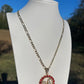 P102 - Gallo Necklace with Red Rhinestones