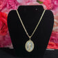 P100 - Glow Oval San Judas Necklace