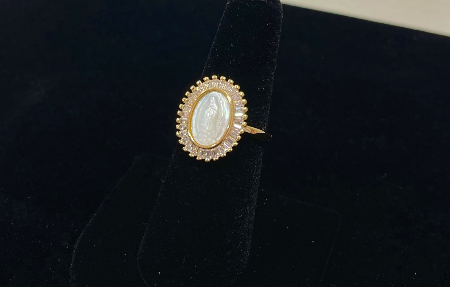 3D Guadalupe Adjustable Ring