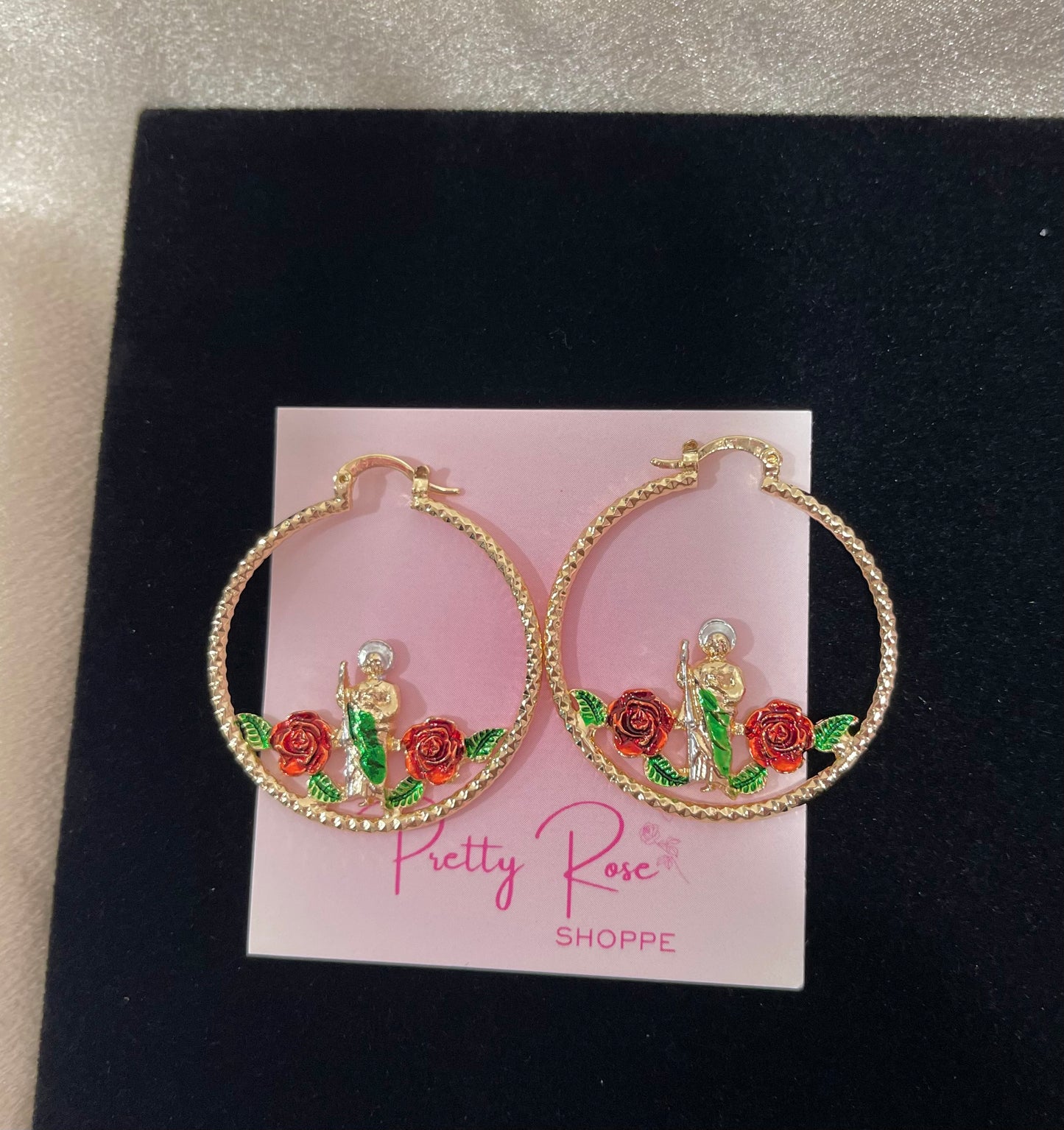 Gold Plated Hoops (H-27)