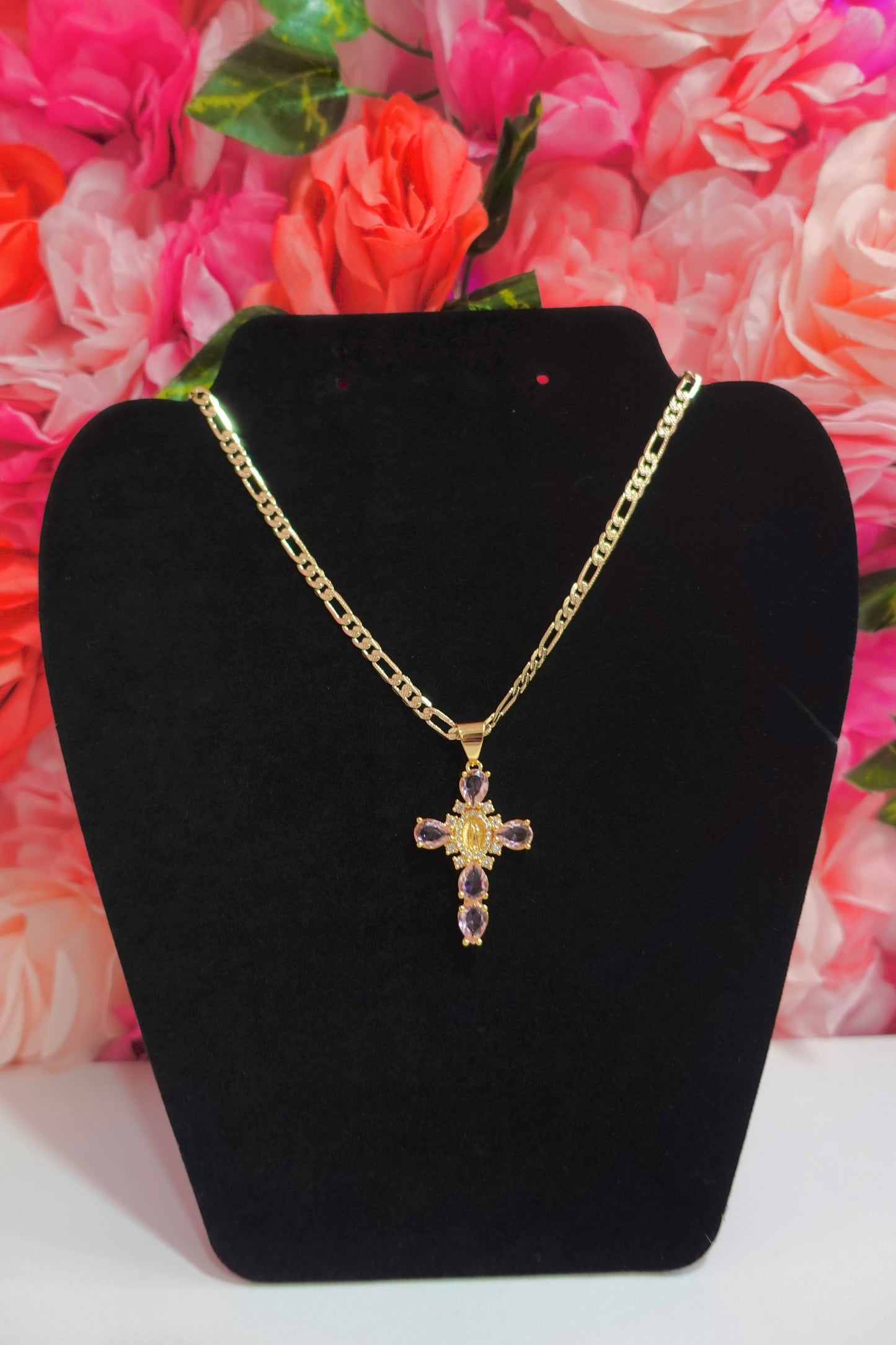 P63 - Shiny Diamond Guadalupe Cross