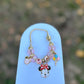 (B-18) Mouse with Red Bow Charm Bracelet