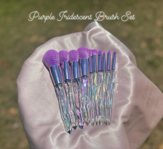 Iridescent 10pcs Brush Set