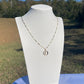 P59 - Thin Small Initial Necklace - D