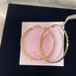 Gold Plated Hoops (H-31)