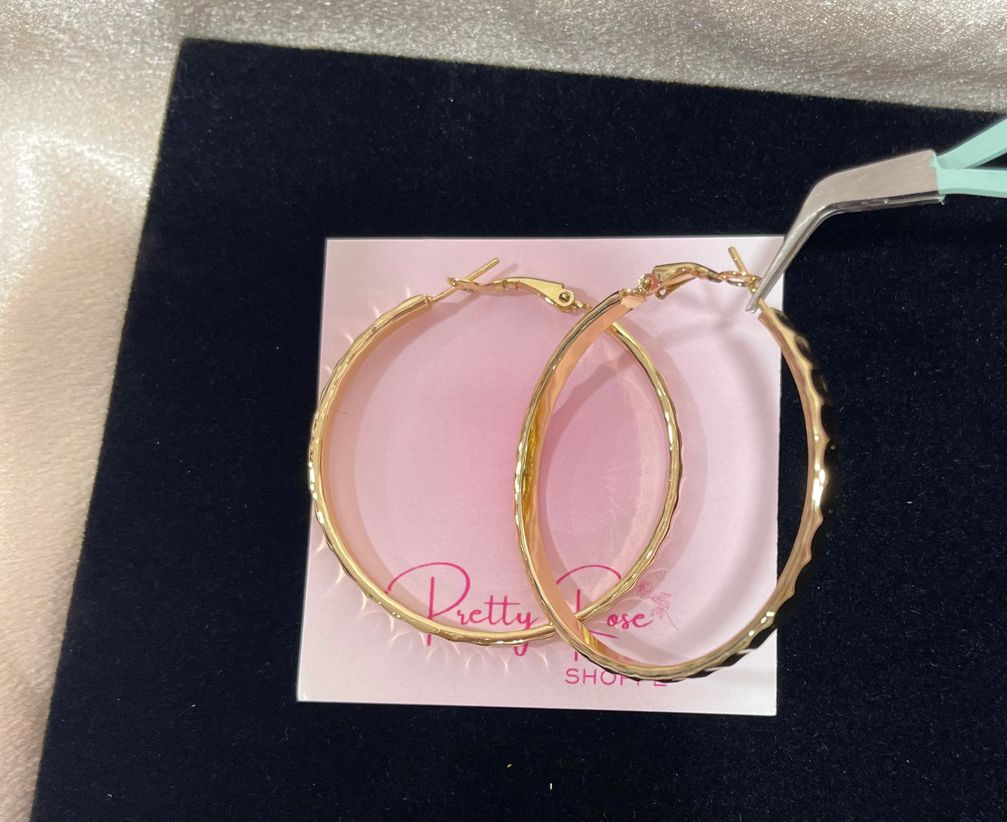 Gold Plated Hoops (H-31)