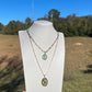 P81 - Green Diamond Guadalupe Necklace