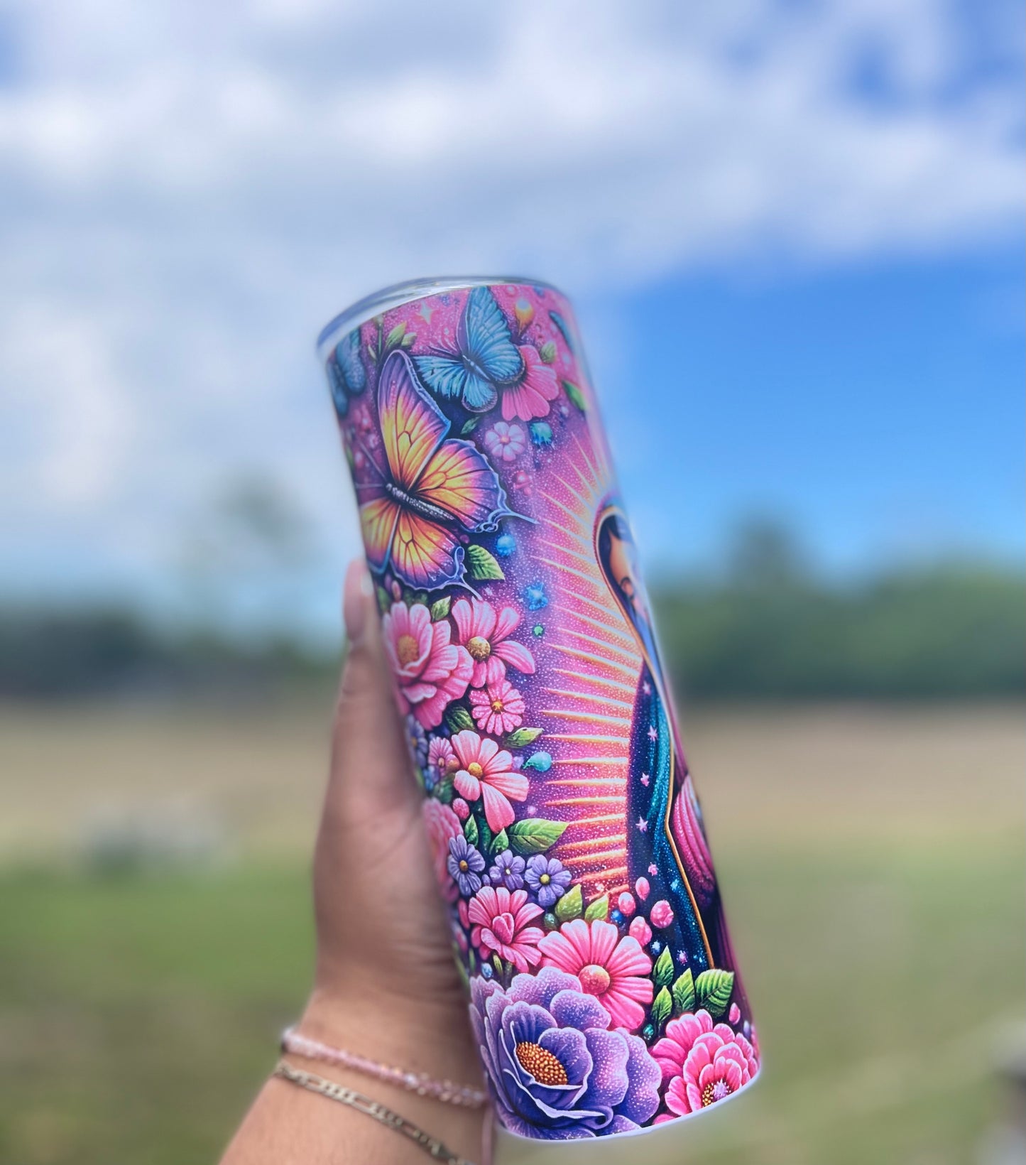 Purple Guadalupe Tumbler