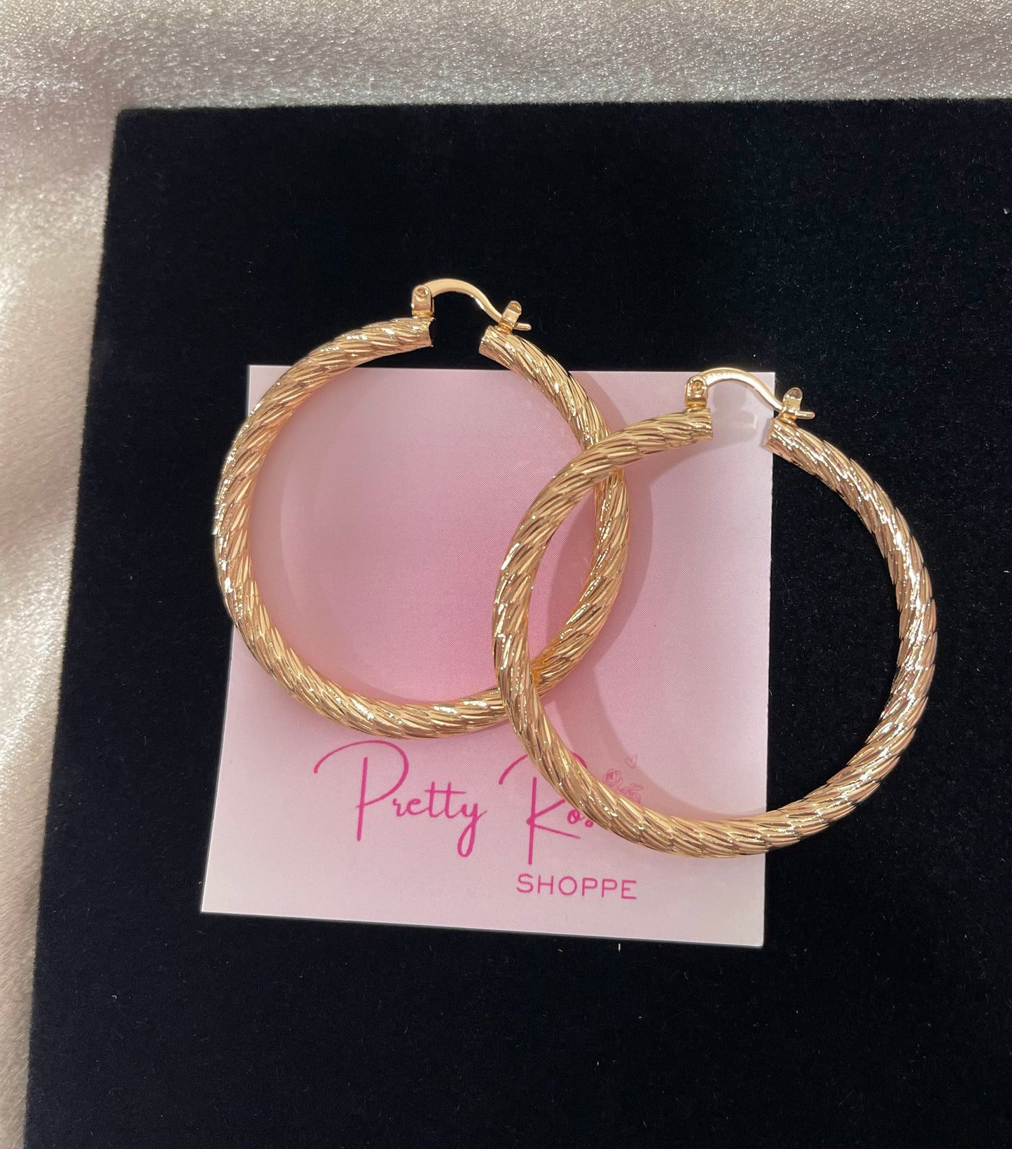 Gold Plated Hoops (H-30)