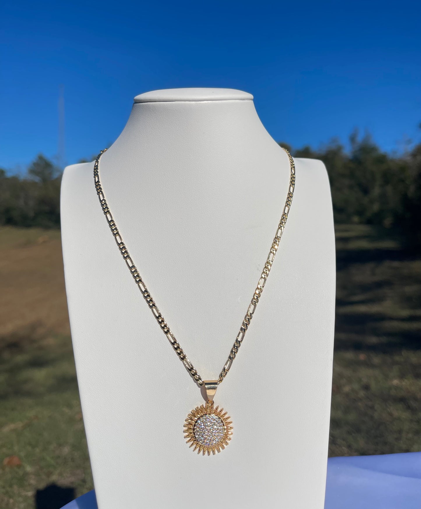 P6 - Diamond Sun Necklace