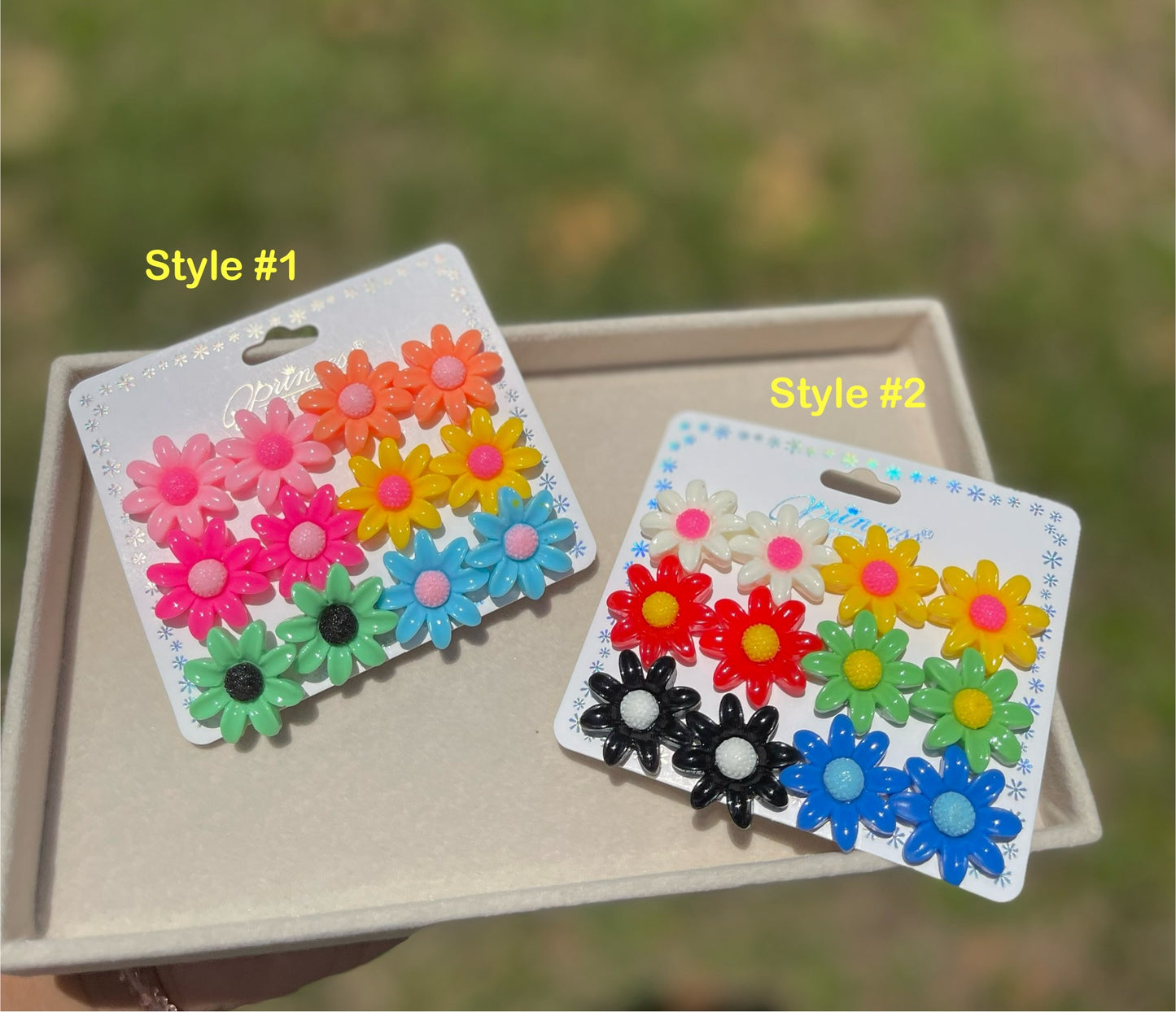 Variety Sunflower Studs