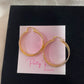 Gold Plated Hoops (H-26)