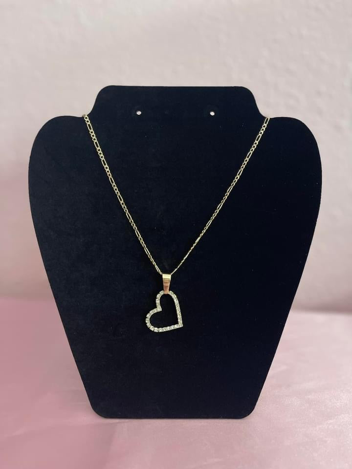 P39- Diamond Heart Necklace