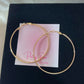 Gold Plated Hoops (H-37)