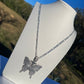SP1 - Diamond Silver Butterfly Necklace