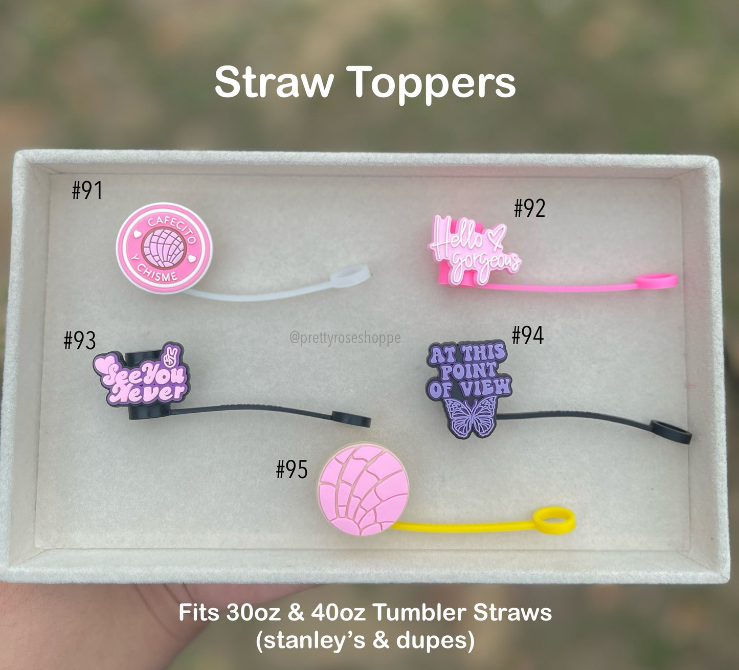 Straw Toppers