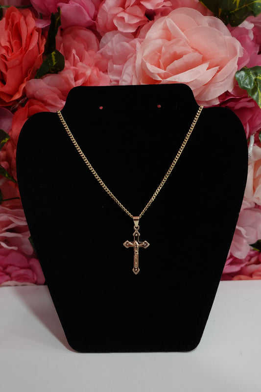 P65 - Thin Cross Necklace