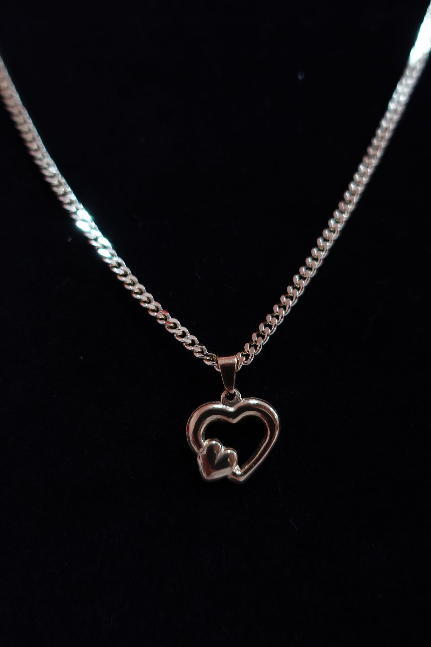 P38 - Small Double Heart Necklace