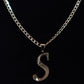 P61 - Thin Initial Necklace - S