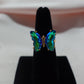 IRIDESCENT BUTTERFLY SPINNING RING