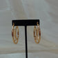 Gold Plated Hoops (H-32)