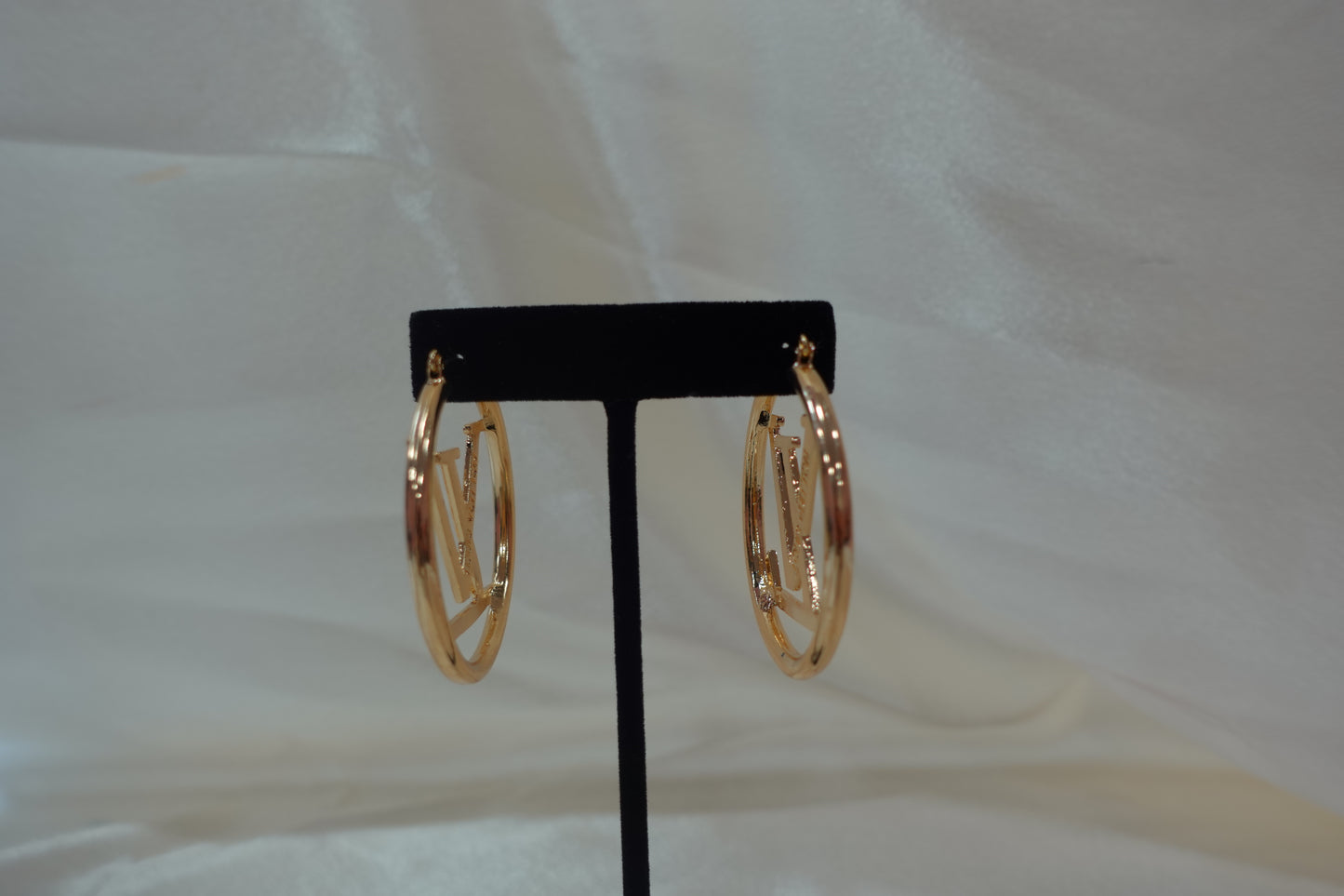 Gold Plated Hoops (H-32)