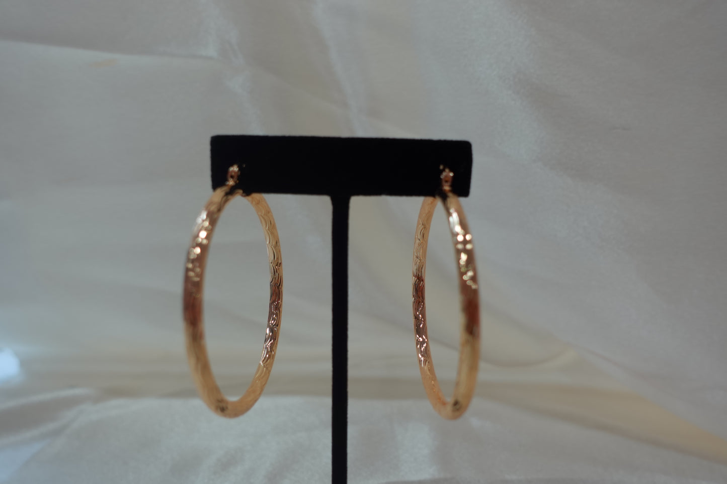 Gold Plated Hoops (H-34)