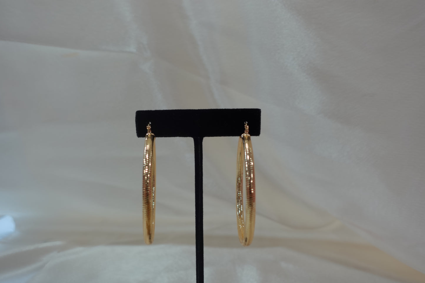 Gold Plated Hoops (H-36)