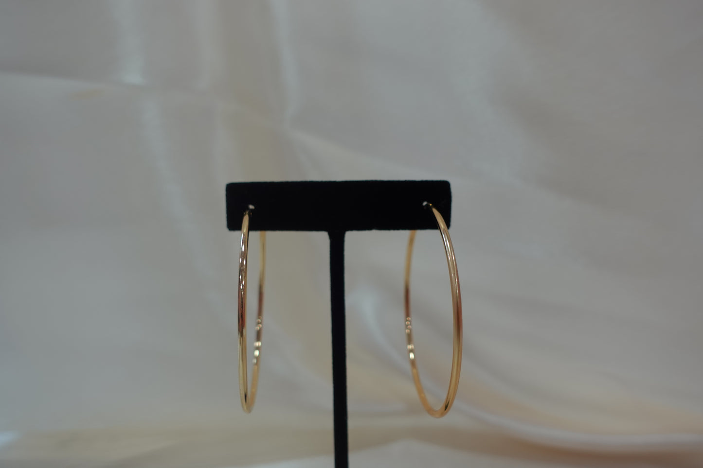 Gold Plated Hoops (H-40)